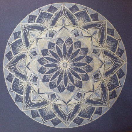 Mandala zlatá /fix/ A3